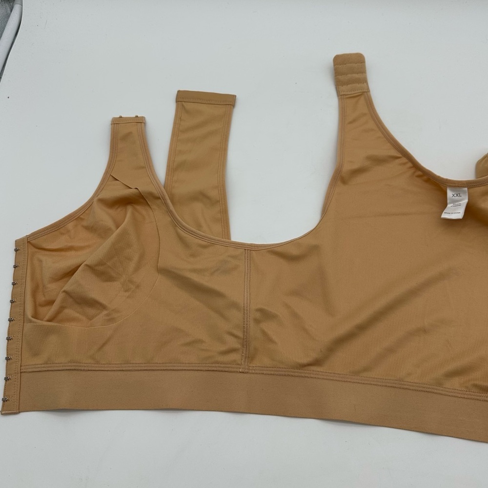 Feelingirl Post-surgical Full Coverage Tan Support Bra - Picture 6 of 9